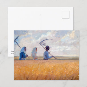 Harvest Time Anna Ancher Postcard