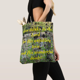 Harvest Time! Give Thanks! on a Tote Bag