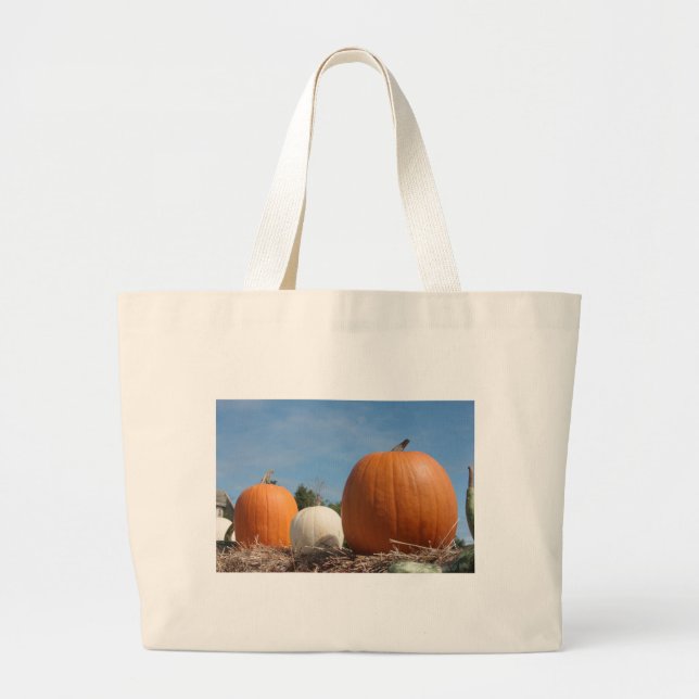 HARVEST TIME!!!! LARGE TOTE BAG (Front)