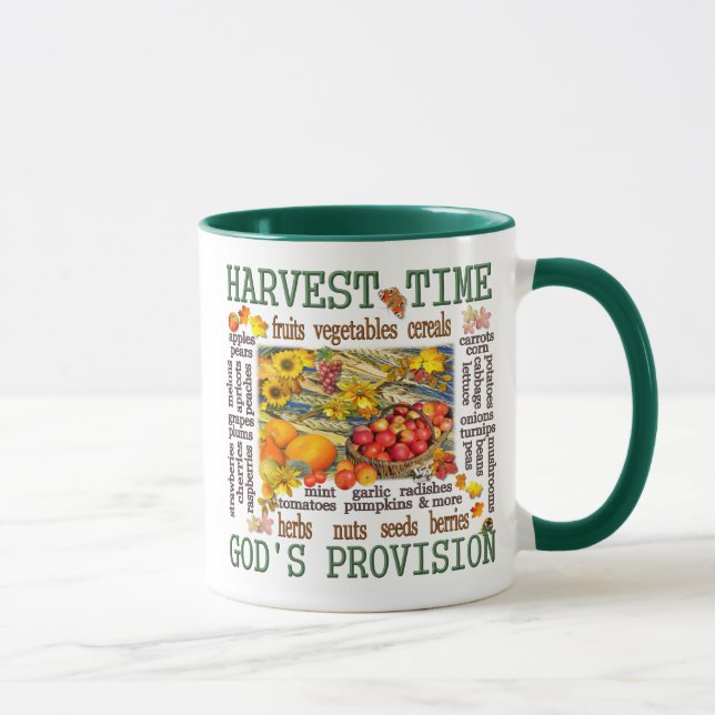 Harvest Time Thanksgiving Mug (Right)