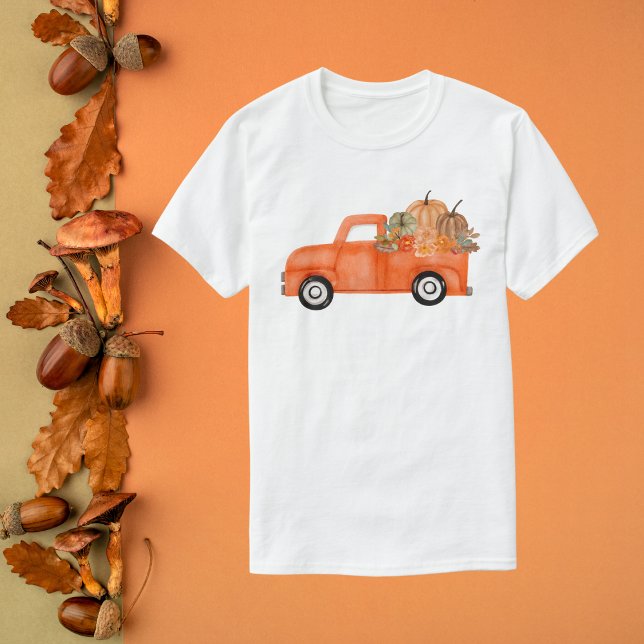 Harvest Truck Watercolor T-Shirt (Creator Uploaded)