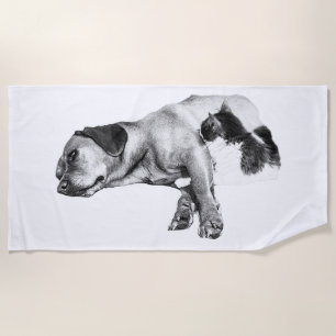 Harvest Twilight Rest Beach Towel