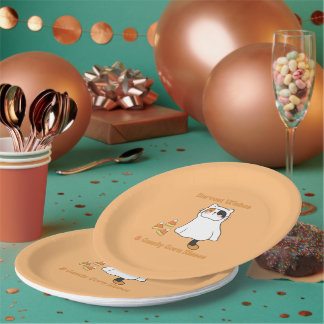 Harvest Wishes & Candy Corn Kisses Party Plates