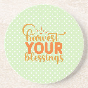 Harvest Your Blessings Coaster