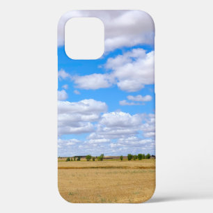 Harvested wheat fields iPhone 12 case
