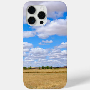 Harvested wheat fields iPhone 15 pro max case