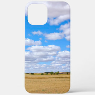 Harvested wheat fields iPhone 12 pro max case