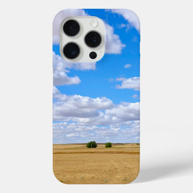 Harvested wheat fields  Case-Mate iPhone case (Back)