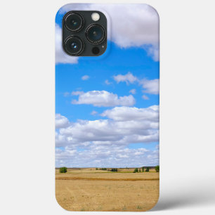 Harvested wheat fields iPhone 13 pro max case