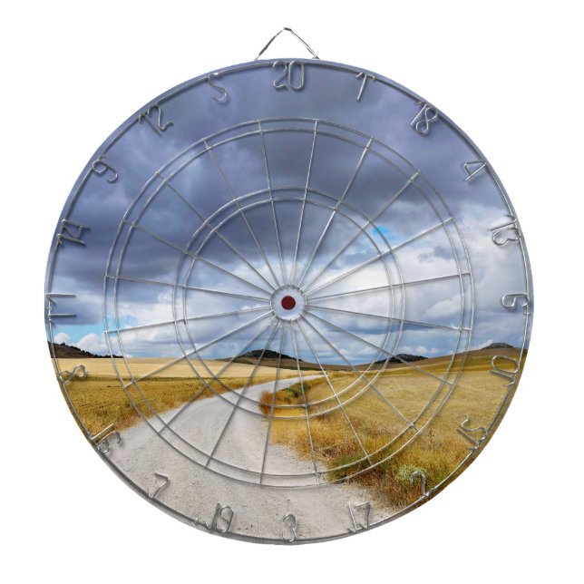 Harvested wheat fields  dartboard (Front)