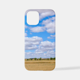 Harvested wheat fields iPhone 12 mini case