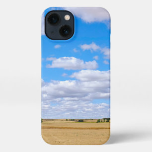 Harvested wheat fields iPhone 13 case