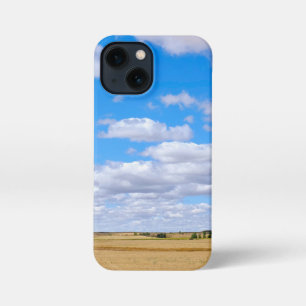 Harvested wheat fields iPhone 13 mini case