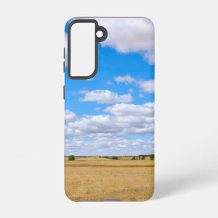 Harvested wheat fields samsung galaxy case