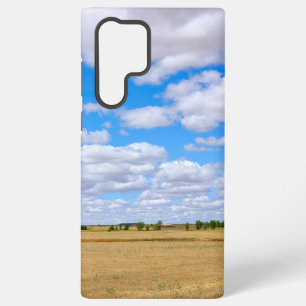 Harvested wheat fields samsung galaxy case
