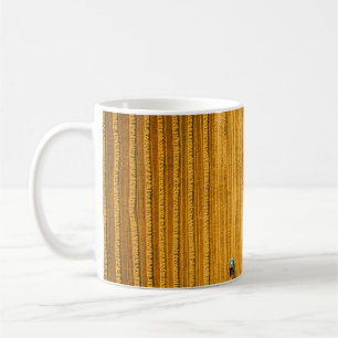 Harvester machine working in field. Combine harves Coffee Mug