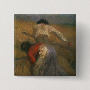 Harvesting 15 Cm Square Badge