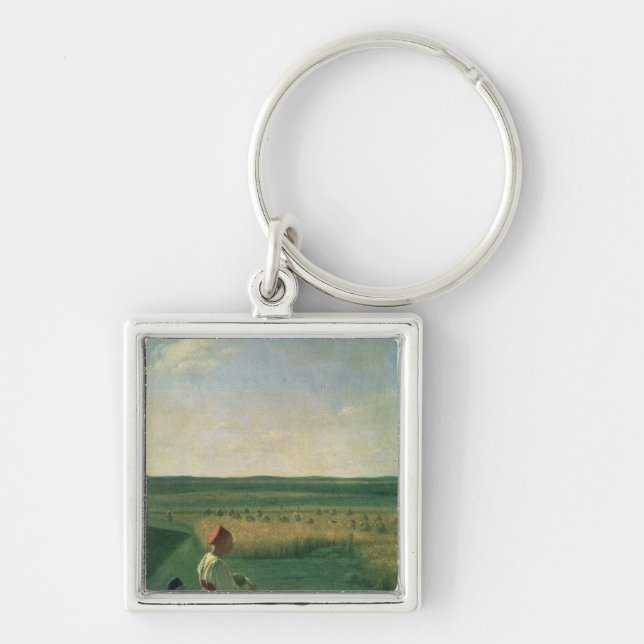 Harvesting in Summer, 1820s Key Ring (Front)