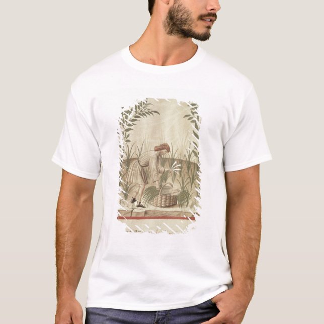 Harvesting Leeks, from 'Tacuinum Sanitatis' T-Shirt (Front)