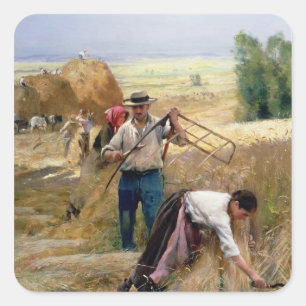 Harvesting Square Sticker