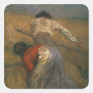 Harvesting Square Sticker
