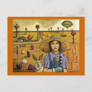 Harvey and the Eccentric Farmer Postcard