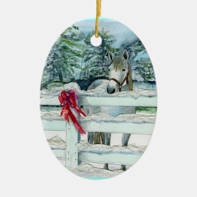 Harvey Ceramic Tree Decoration (Front)