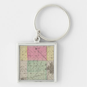 Harvey County, Kansas 2 Key Ring
