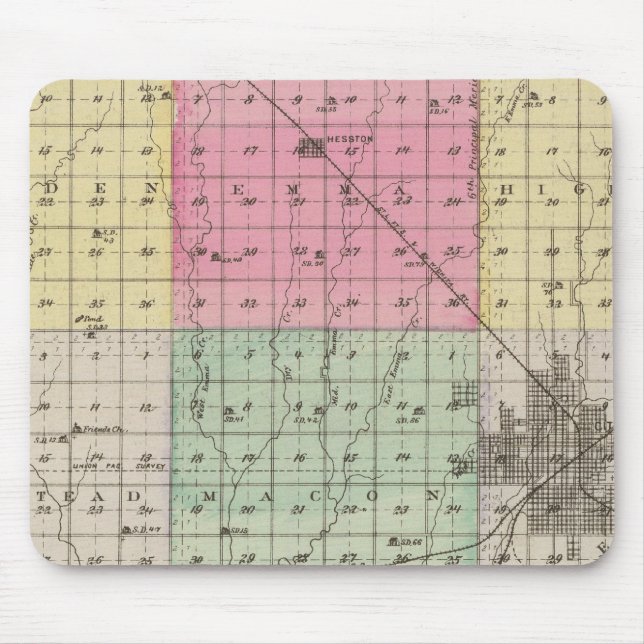 Harvey County, Kansas 2 Mouse Pad (Front)