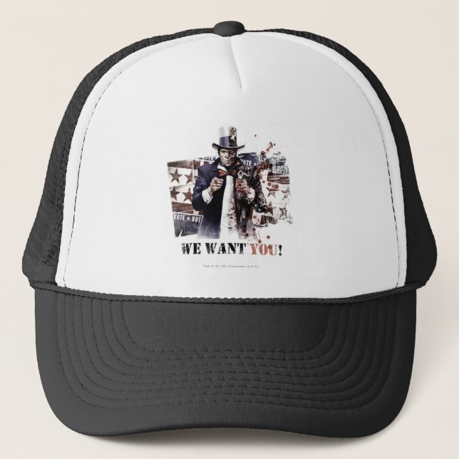 Harvey Dent - We Want You! Trucker Hat (Front)