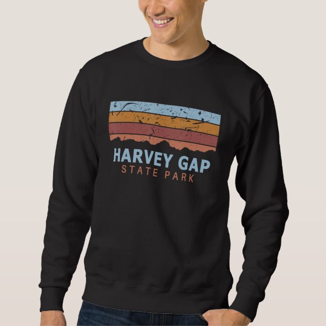Harvey Gap State Park Colorado Retro Cool Sweatshirt (Front)