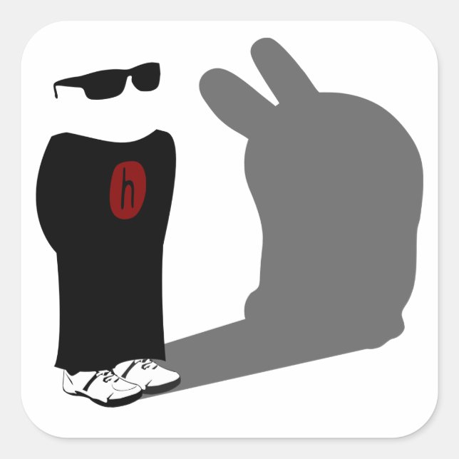 Harvey OS original Square Sticker (Front)