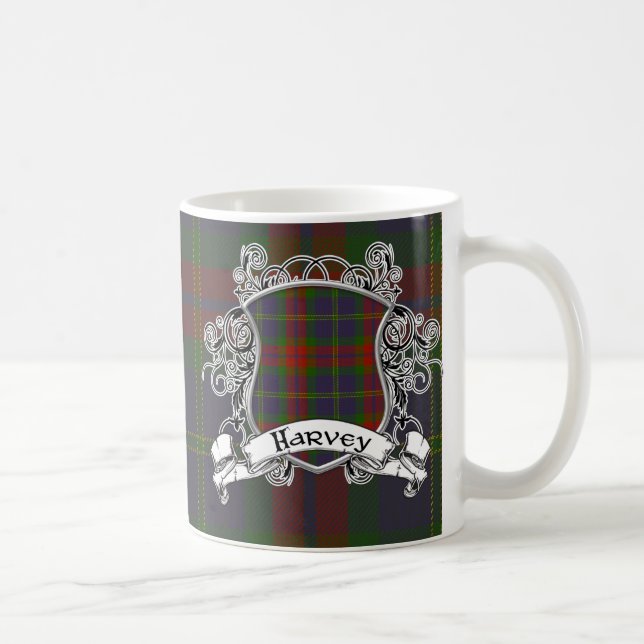 Harvey Tartan Shield Coffee Mug (Right)