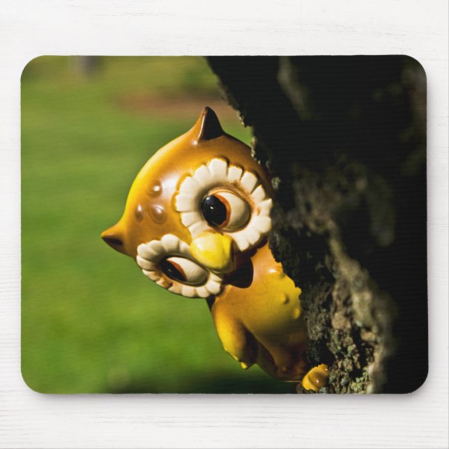Harvey the Owl II Mouse Pad (Front)