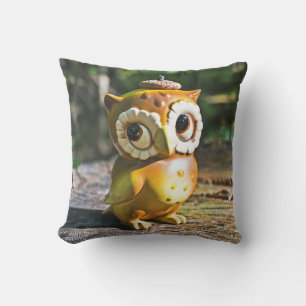 Harvey the Owl III Outdoor Cushion
