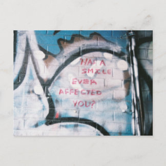 Has a smile? postcard