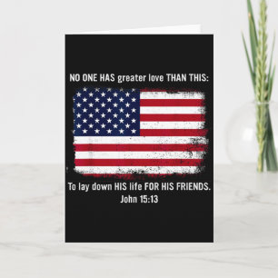 Has Greater Love Than This_ To Lay Down His Life  Card