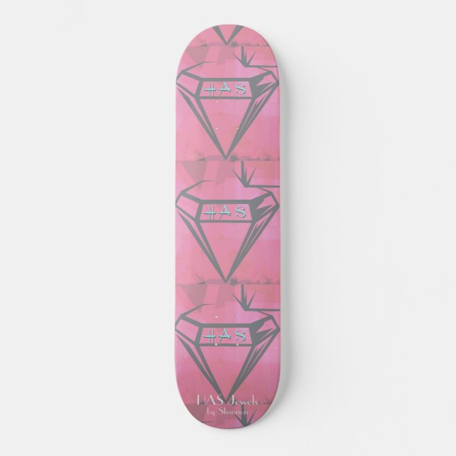 HAS Logo Skateboard Jewels (Front)
