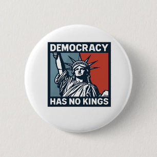 Has No Kings 6 Cm Round Badge