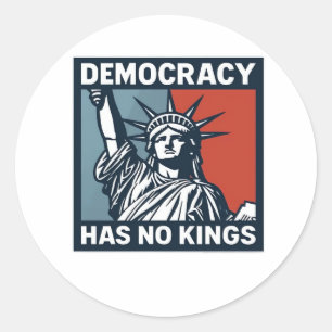 Has No Kings Classic Round Sticker