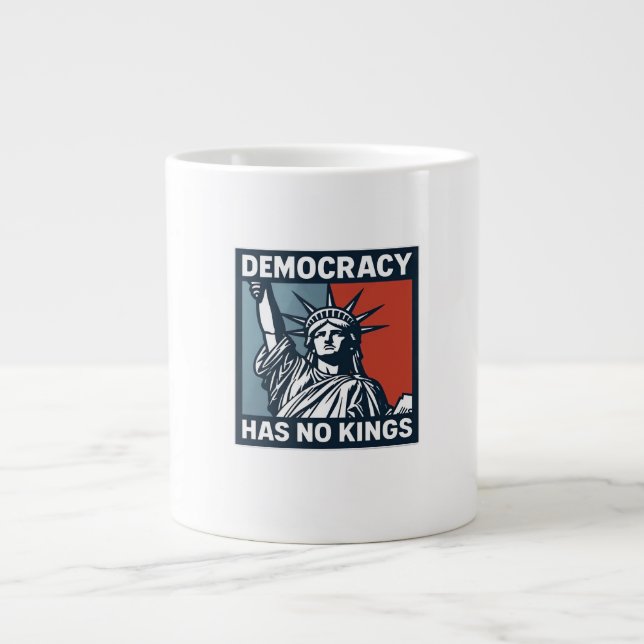 Has No Kings Large Coffee Mug (Front)