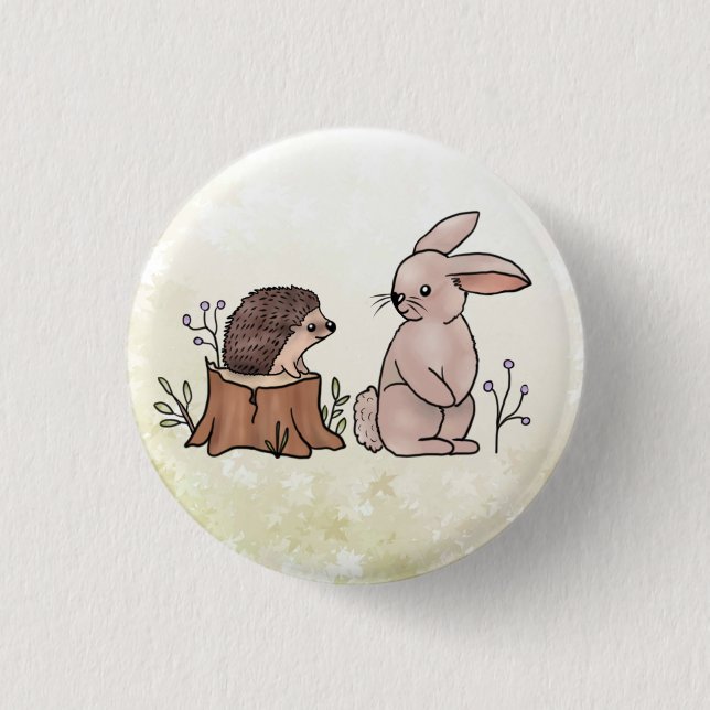 Hase und Igel  3 Cm Round Badge (Front)