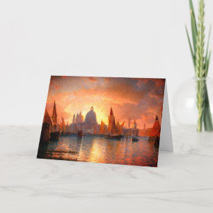 Haseltine's Santa Maria della Salute, Sunset: Card