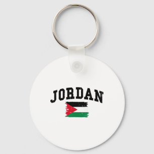 Hashemite Kingdom Of Jordan Country Flag Vacation  Key Ring