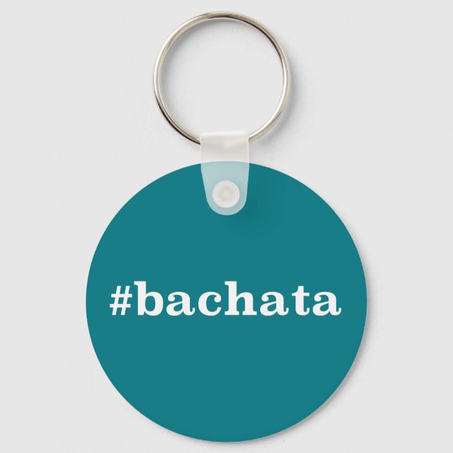 Hashtag Bachata Key Ring (Front)