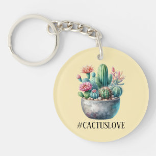 Hashtag Cactuslove Key Ring