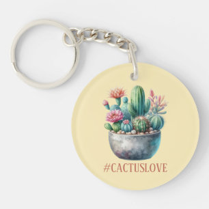 Hashtag Cactuslove Key Ring