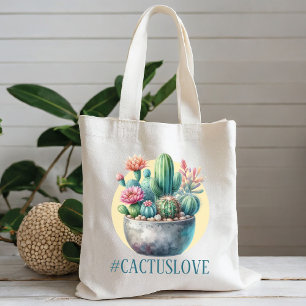 Hashtag Cactuslove Tote Bag