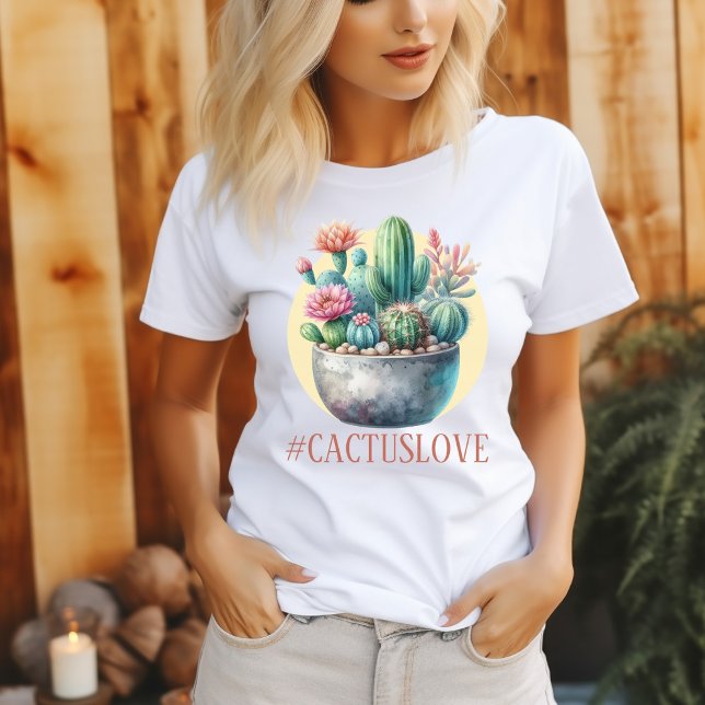 Hashtag Cactuslove Women's T-Shirt (Creator Uploaded)