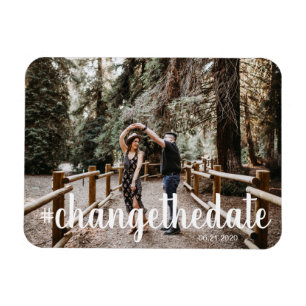 hashtag change the date photo magnet